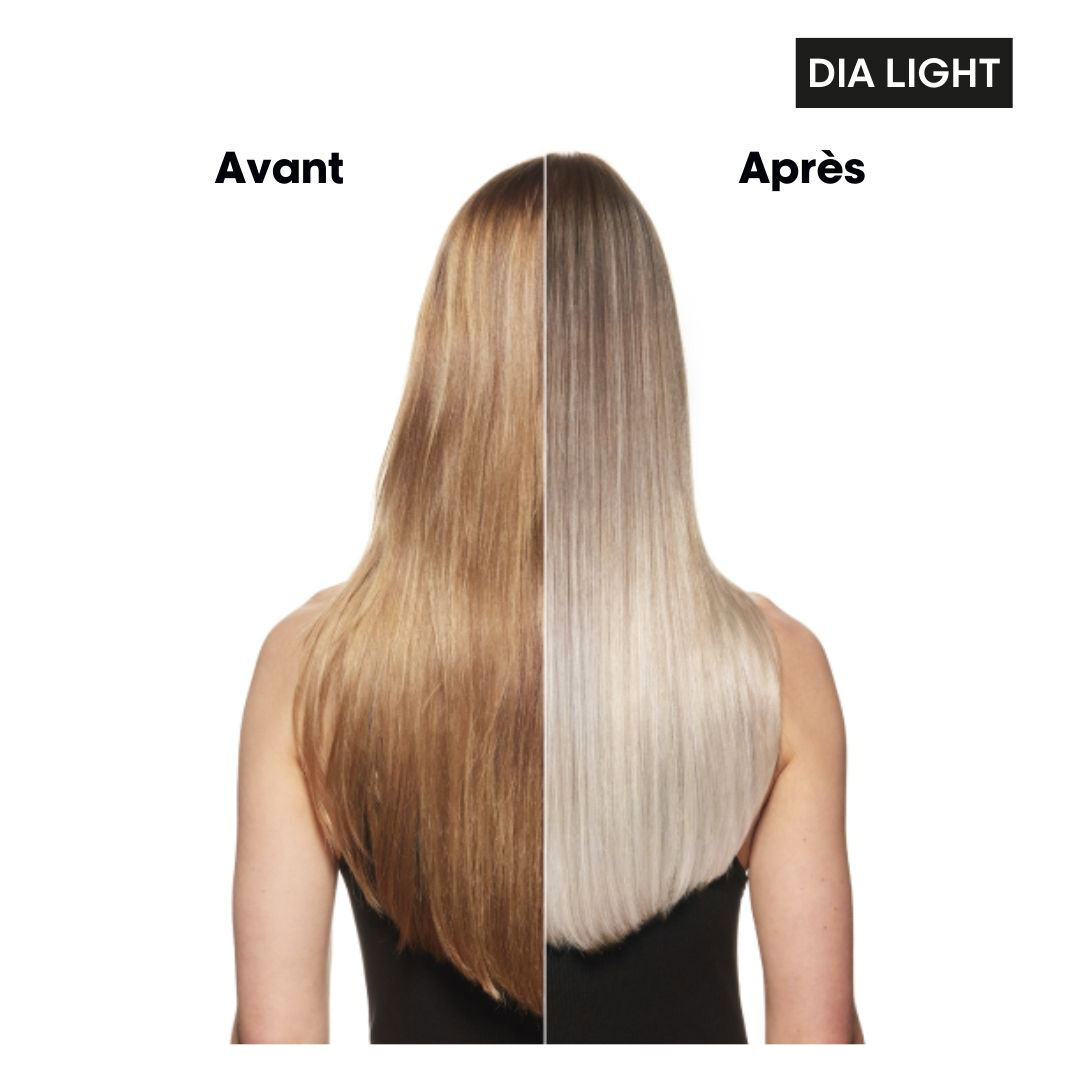 Avant/après utilisation de Dia light